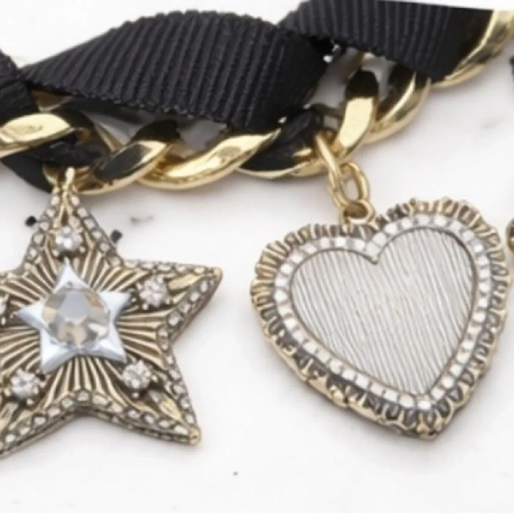 Simply Vera Vera Wang Celestial Charm Ribbon Statement Necklace Discontinued